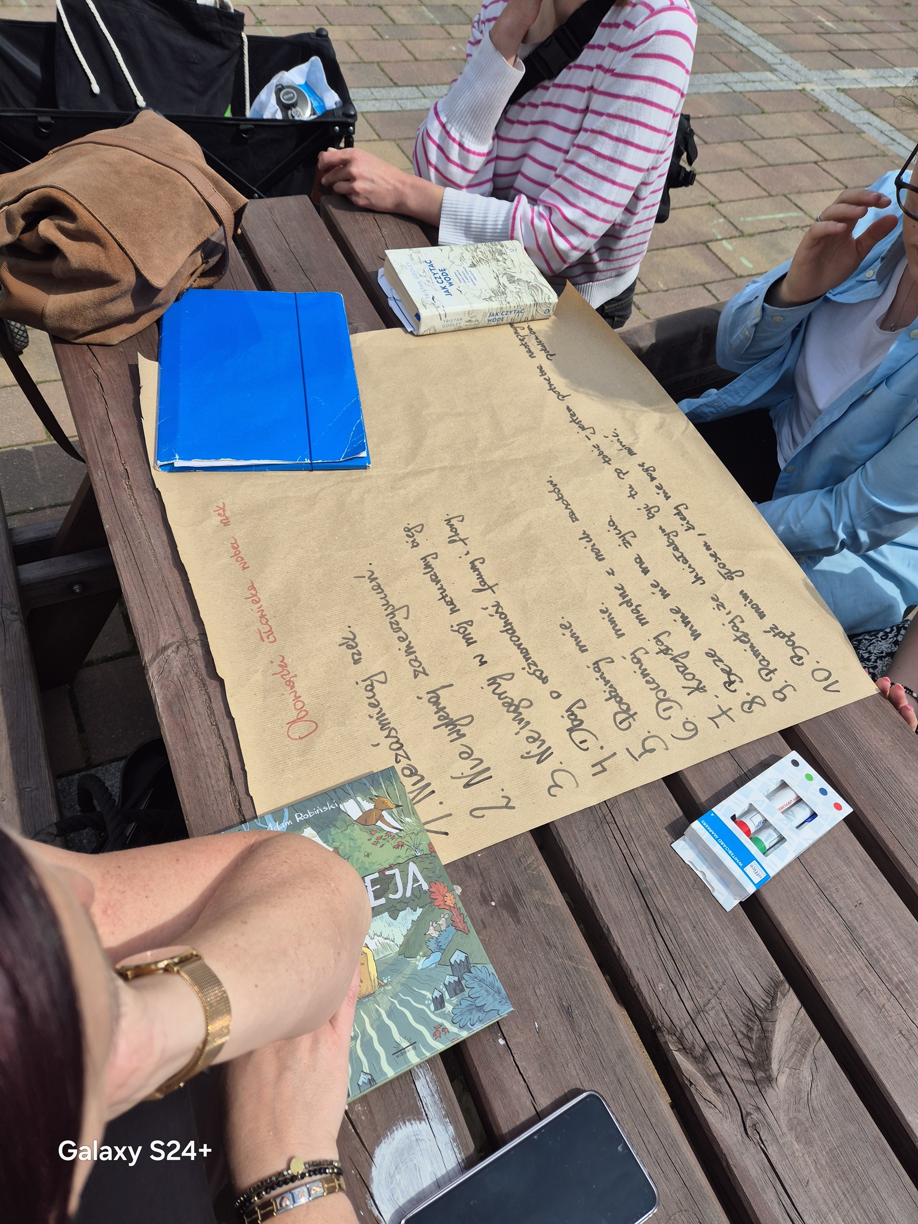 Ustalanie praw rzek i odpowiedzialności człowieka za rzeki – praca twórcza uczestników, formułowanie praw rzeki i zasad odpowiedzialności człowieka